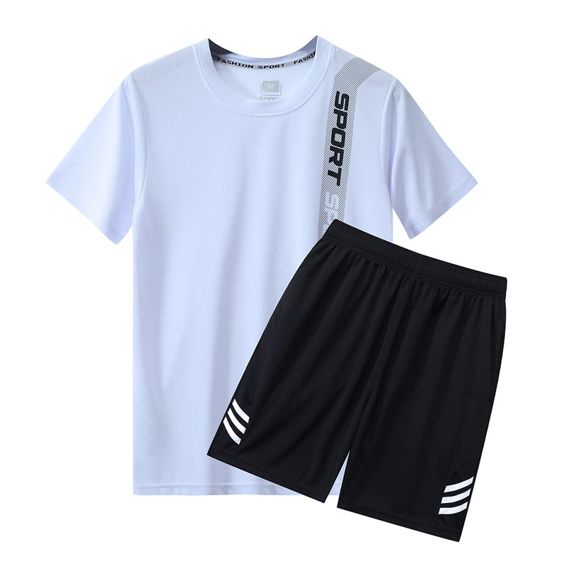 Unisex Fitness Short-Sleeved Top - Athletic Performance Wear
