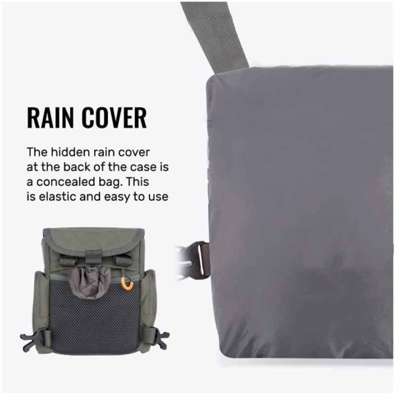 Outdoor Hunting Telescope Bag Adjustable Binoculars Chest Pack Camouflage