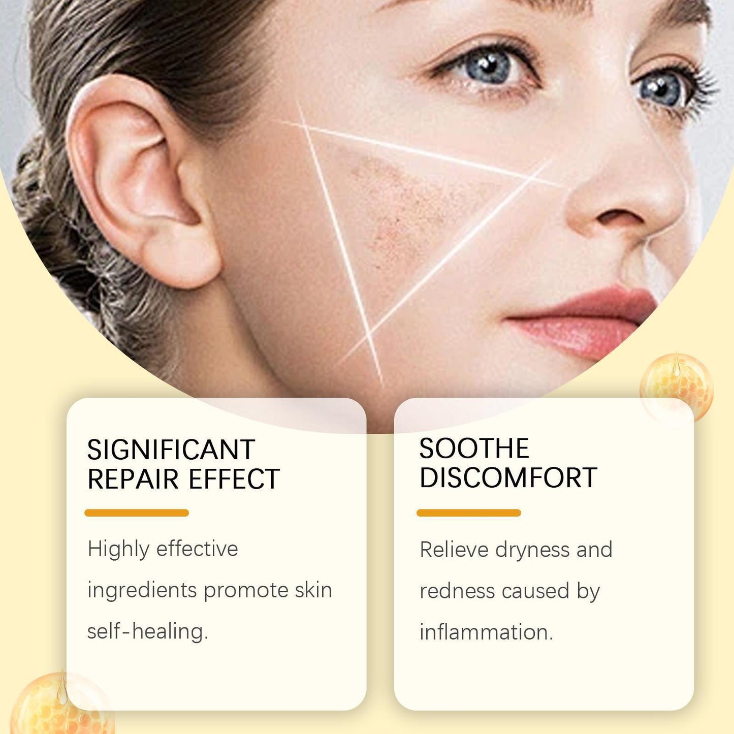 Houkeya Bee  Skin Care Cream Gentle Cleansing, Mole Removal, Moisturizing, Soothing Skin Care Cream