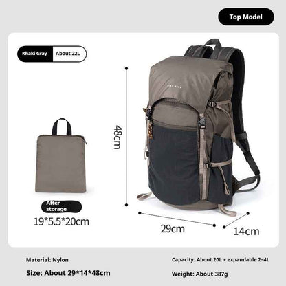 Outdoor Professional Waterproof Mountaineering Backpack Flip Hiking Backpack