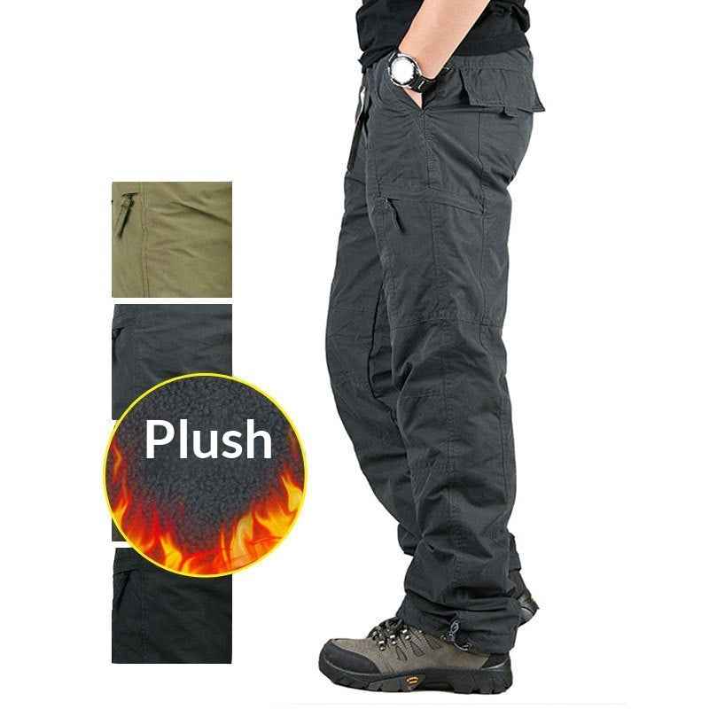 Thickened Warm Men's Windproof And Waterproof Cotton Pants
