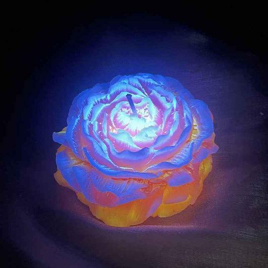 Peony Flower Luminous Fluorescence Low Temperature Candles