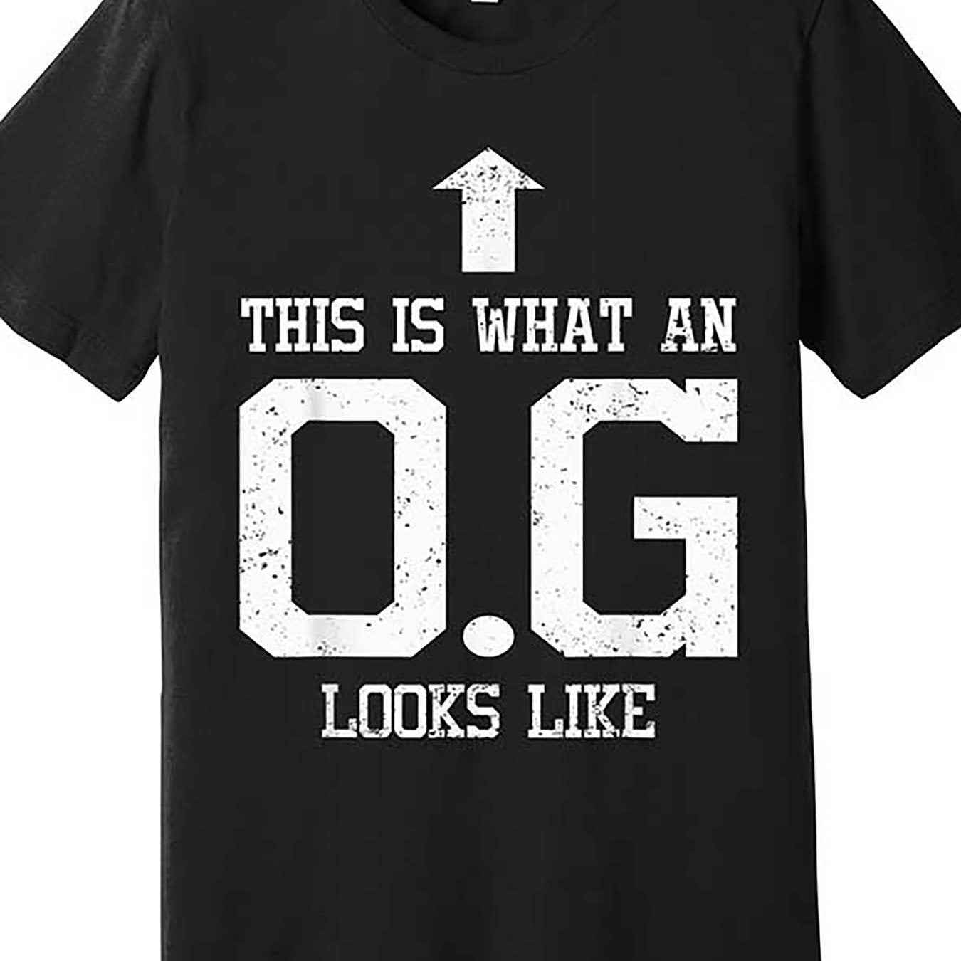 Men's OG Original Gangster T-Shirt - Father Grandpa Uncle Gift Graphic Tee