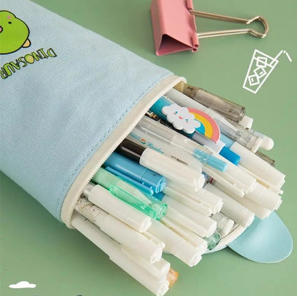 Junior High School Pupils Canvas Children's Stationery Pencil Bag - DropOnline.co
