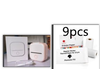 Portable Mini Thermal Label Printer Home Photo Printer Student Wrong Question Printer Bluetooth-compatible Mini Label Printer Price Tag - DropOnline.co
