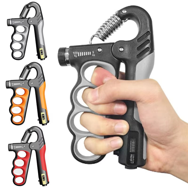 Adjustable Hand Grip Strengthener - 5-100kg Resistance Trainer