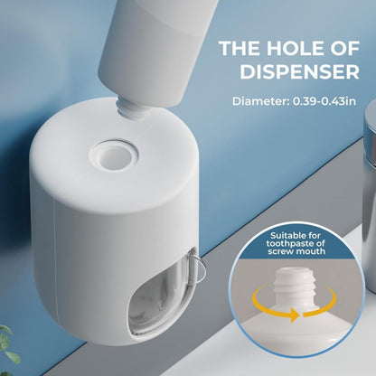 Bathroom Home Dormitory Automatic Wall Mounted Toothpaste Dispenser - DropOnline.co