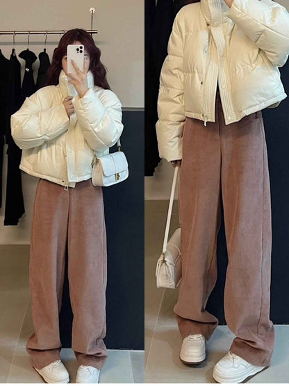 Men's Fashionable Padded Short Cotton Jacket