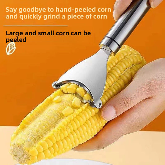 Professional 304 Stainless Steel Corn Peeler & Thresher - Multi-Function Kitchen Tool
