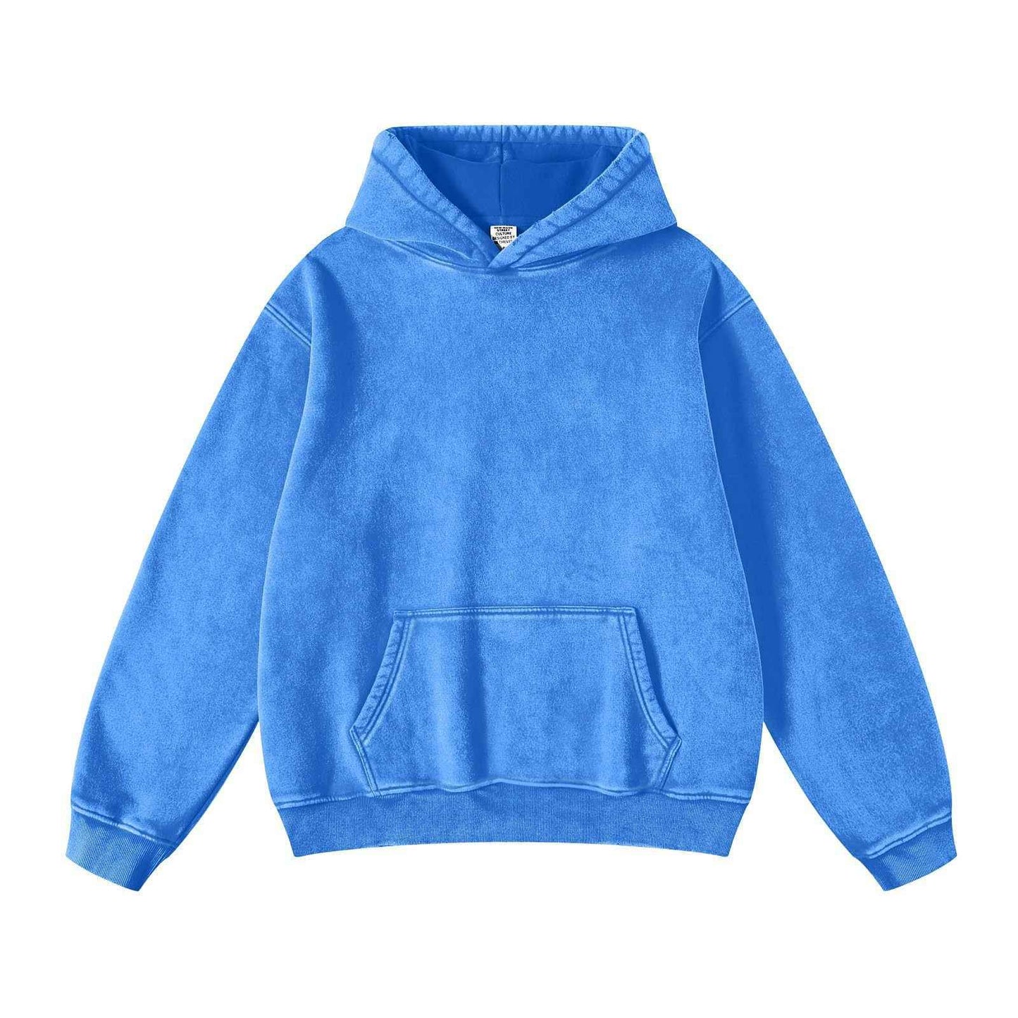 Men's Loose Casual Solid Color Hooded Sweatshirt