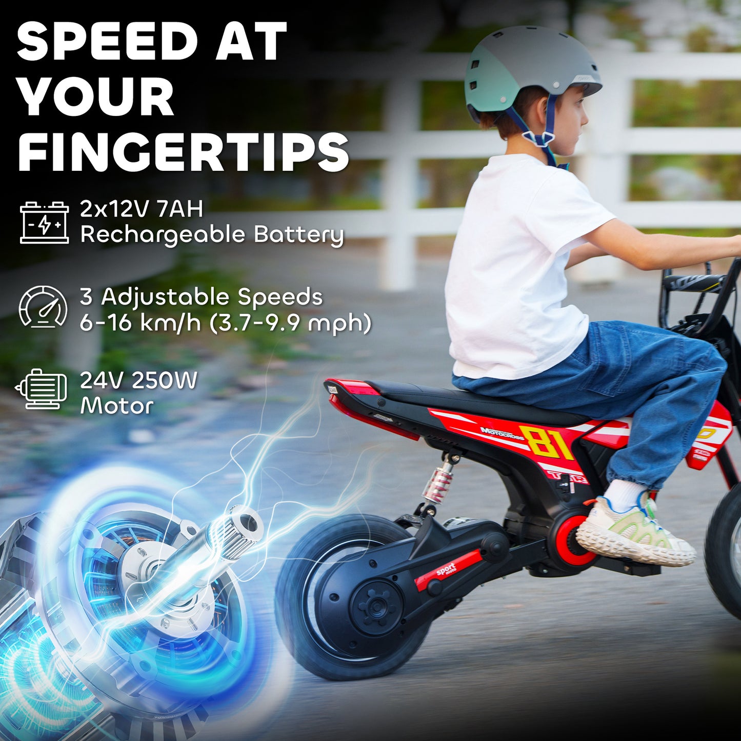 24V Kids Motorcycle
