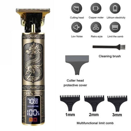Beard Trimmer Hair Clippers Cordless Hair Cutting Barber Shaving Machine For Men Rechargeable - DropOnline.co