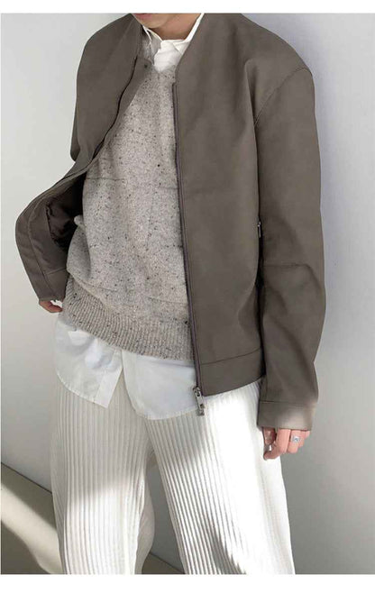 Men's Loose Solid Color Corduroy Ankle-tied Casual Pants