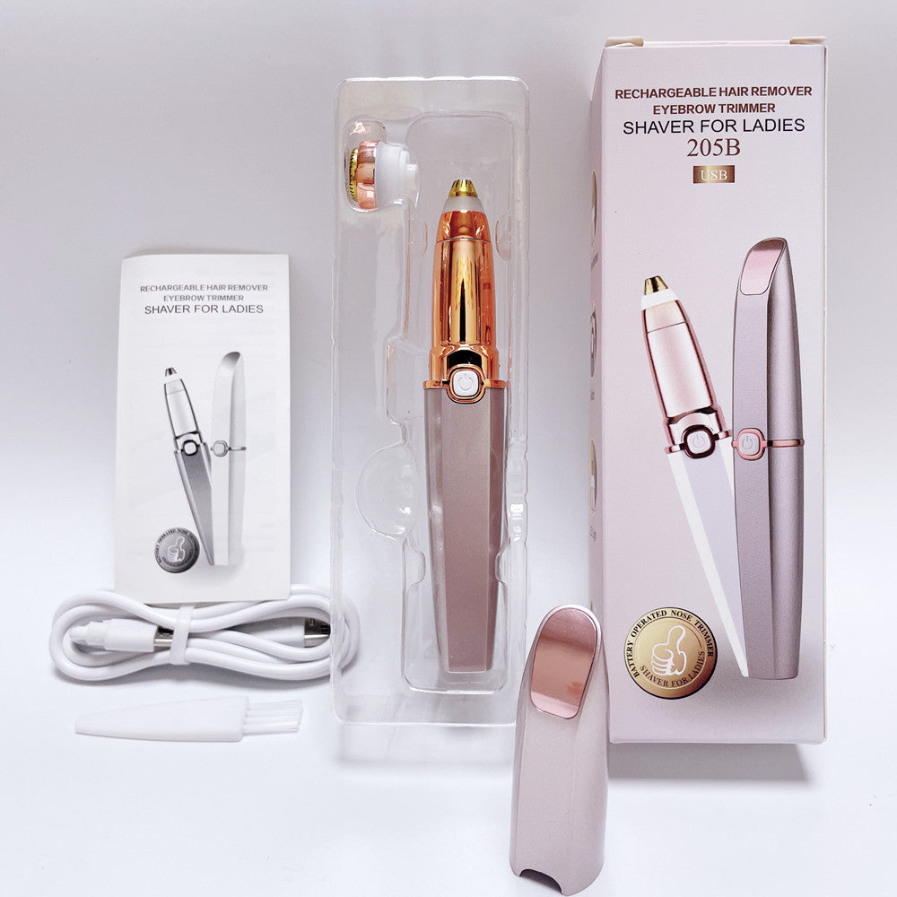 Battery-powered hair trimmer