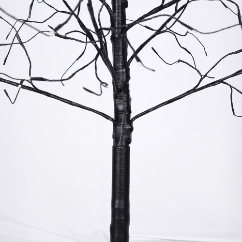Halloween Spooky Tree Set - 3 Pack with Purple Lights (4FT, 5FT, 6FT)