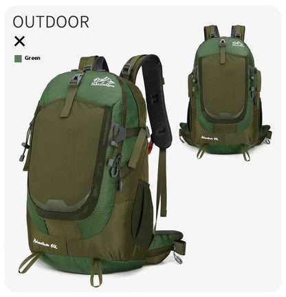 New Outdoor Large Capacity Backpack Mountaineering Unisex Hiking Cycling Travel