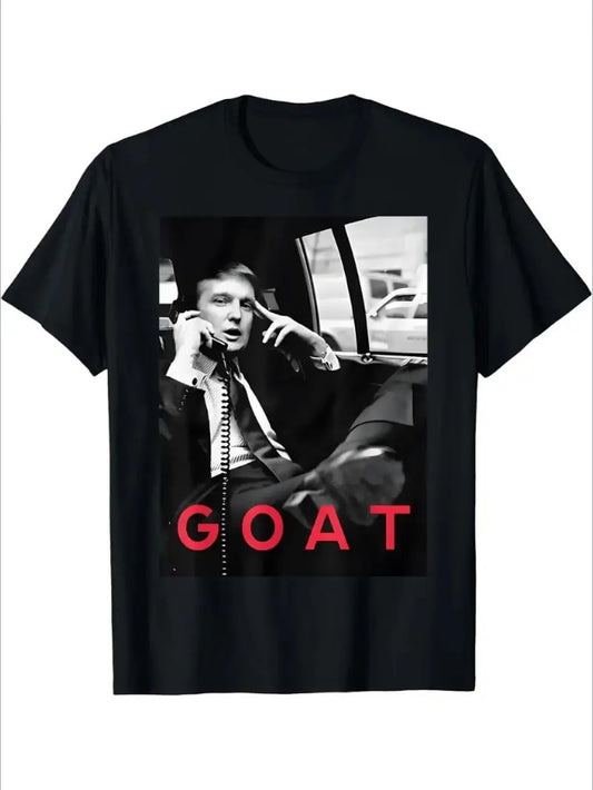 Vote Trump 2024 Goat T-Shirt - Funny Republican Support Graphic Tee