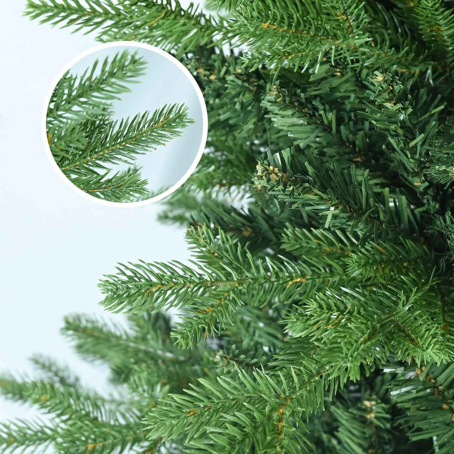 PVC Christmas Tree Green - 4ft-7.5ft PE/PVC Hybrid Automatic Tree