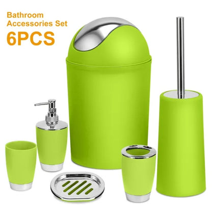 Bathroom Accessory Set 6-piece Set - DropOnline.co