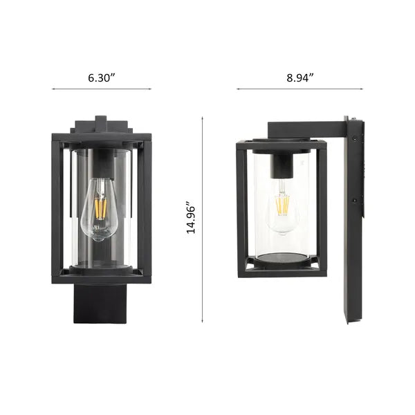 Outdoor Wall Light With Motion Sensor,Dusk To Dawn Pure Aluminum Wall Mount Lamp