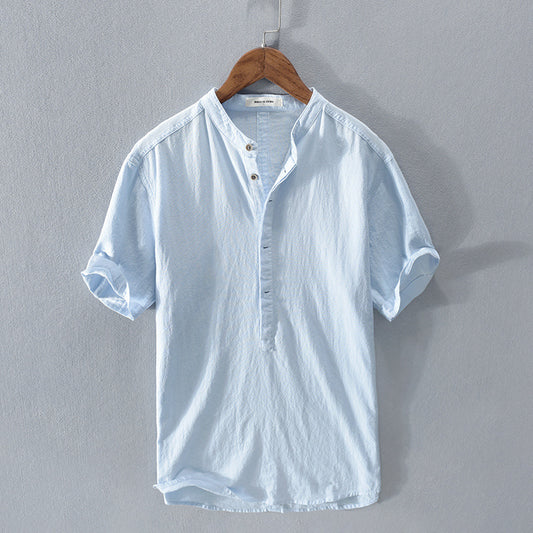Classic Men's Cotton Casual Shirt - Comfortable Everyday Button-Down