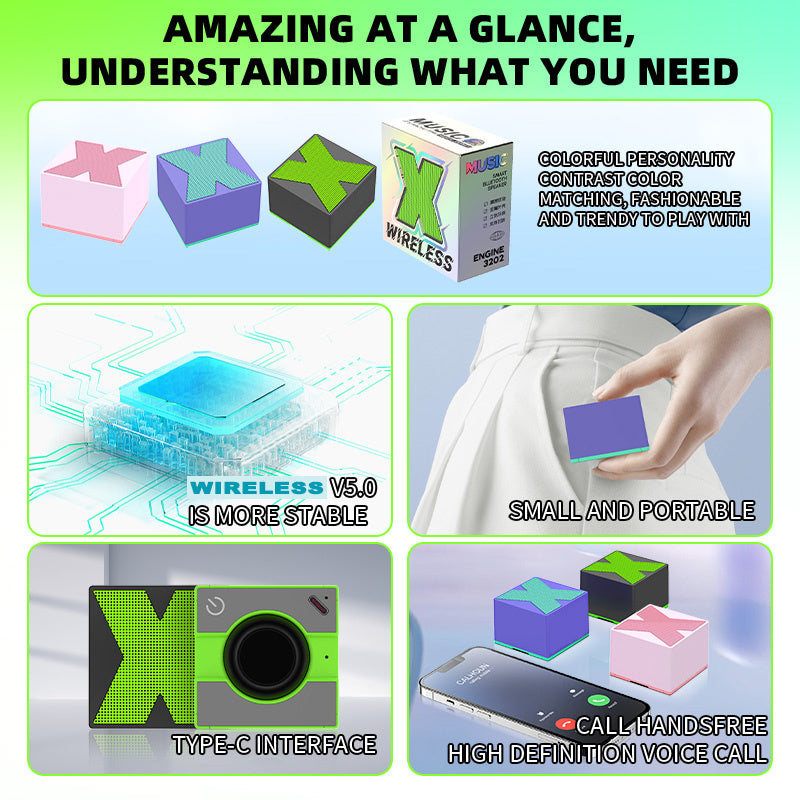 X1 Portable Bluetooth Speaker - Wireless Audio with Deep Bass & Crystal Clear Sound