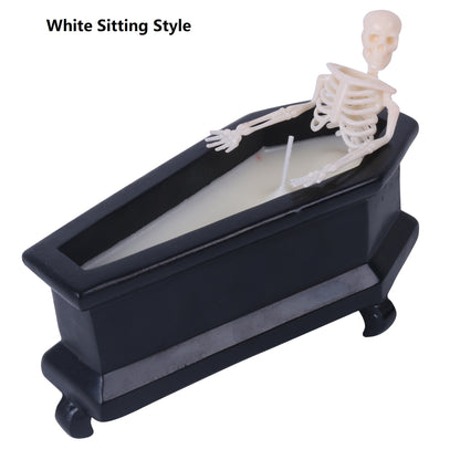 Creative Candles Bubble Bath Skull Skeleton Halloween Atmosphere Haunted House Holiday Decoration Ornaments