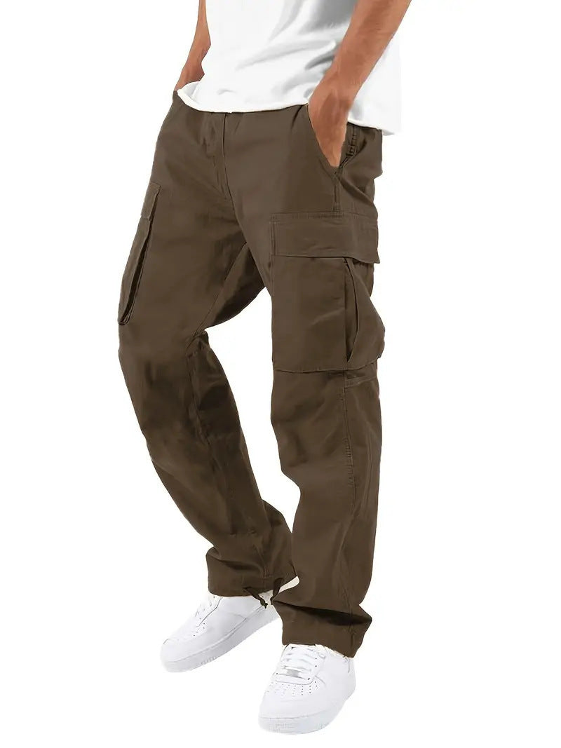 Men's Trade Drawstring Multi-Pocket Casual Trousers - Utility Cargo Pants