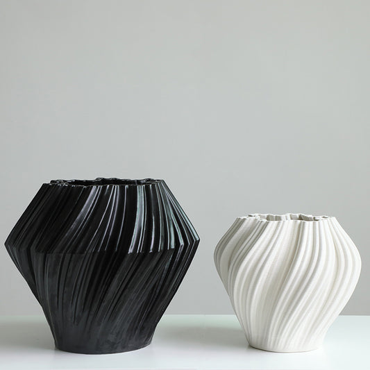 Premium Ceramic Art Vase - Soft Decoration Home Craft Centerpiece