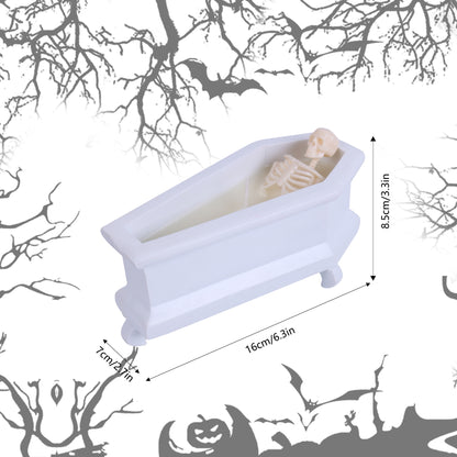 Creative Candles Bubble Bath Skull Skeleton Halloween Atmosphere Haunted House Holiday Decoration Ornaments