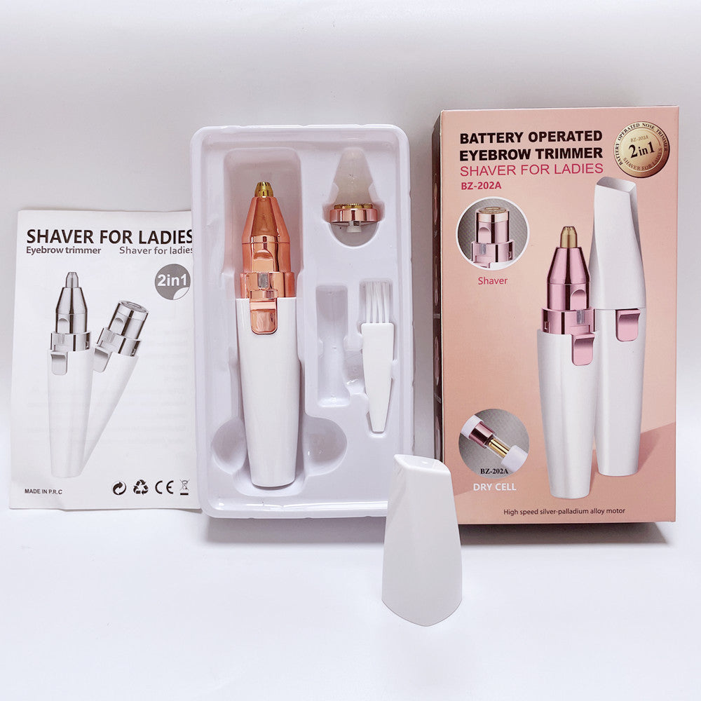 Battery-powered hair trimmer