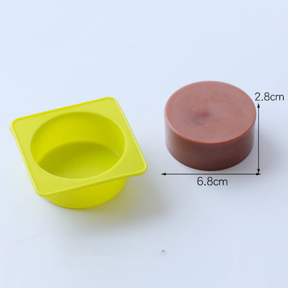 Silicone Mold Made Of Love Round Square Cake Candles