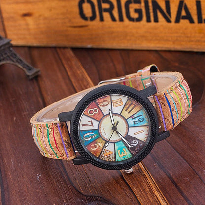 Casual Vintage Leather Women Quartz Wrist Watch Gift Clock - DropOnline.co