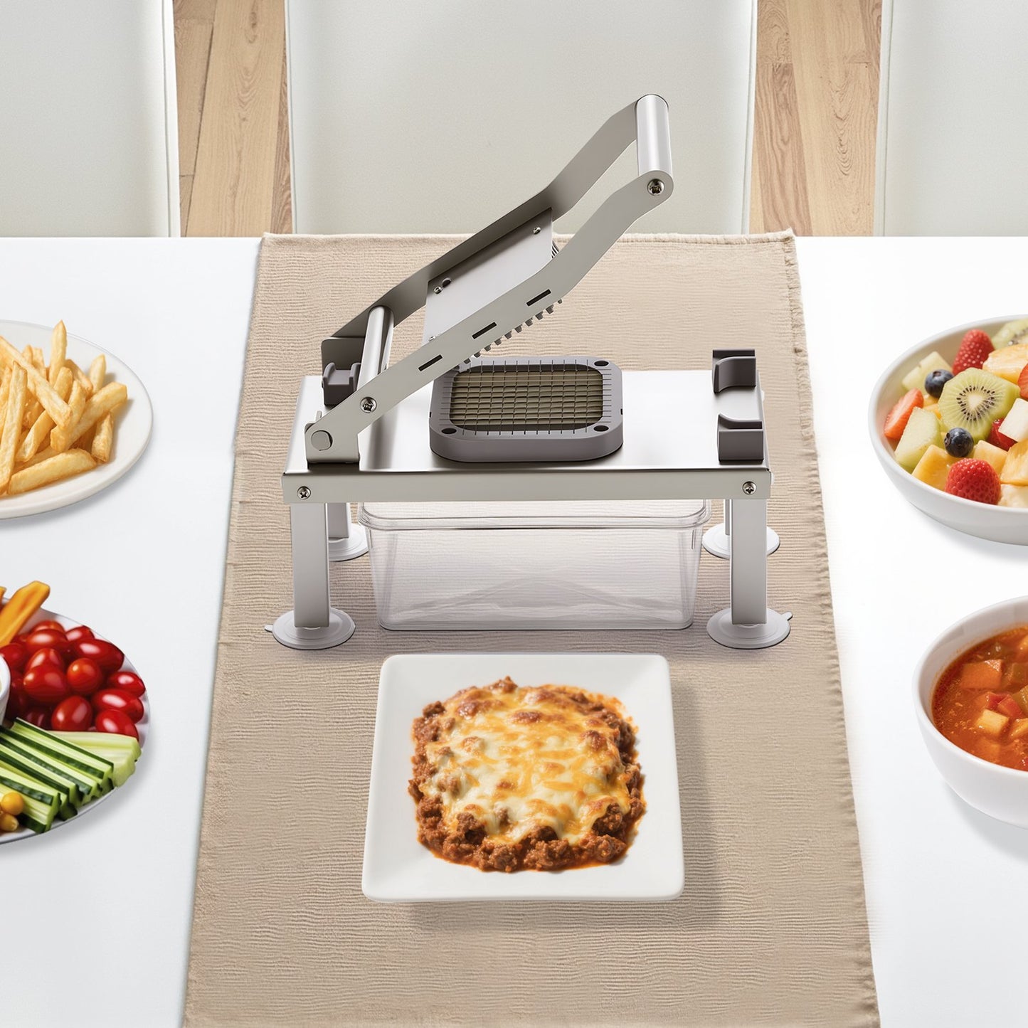 Vegetable Chopper Mandoline Slicer All-in-1 Food Veggie Cutter 9 Blades