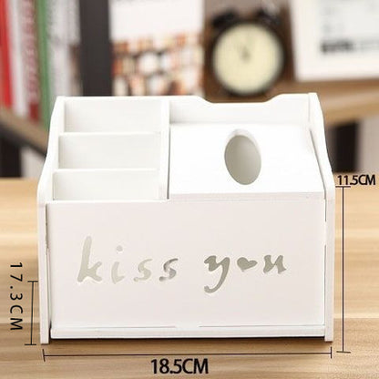 Multi-function pen holder creative student cartoon children desktop small storage box - DropOnline.co