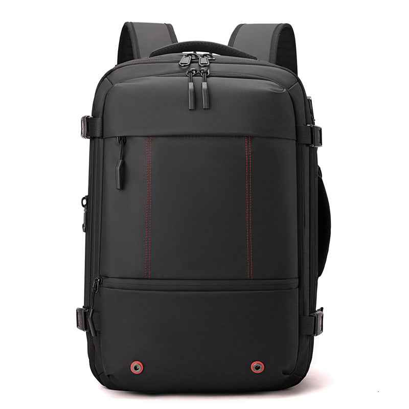Men's Belt Password Lock Business Backpack Scalable Backpack