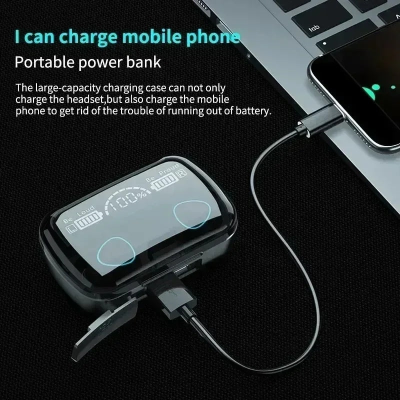 TWS Bluetooth Earphones - Digital Display Wireless Earbuds