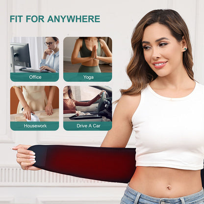 Smart Auto-Adjusting Heating Massager For Back Pain Relief, 4 Vibrations, 3 Modes, 3 Heat Levels, USB Rechargeable - DropOnline.co