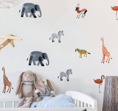 Home Decor Wall Stickers New Animal Party Party Sticker Living Room Bedroom Giraffe