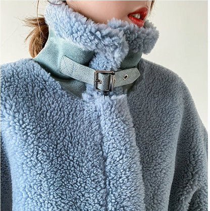 Long woolen coat one coat - DropOnline.co