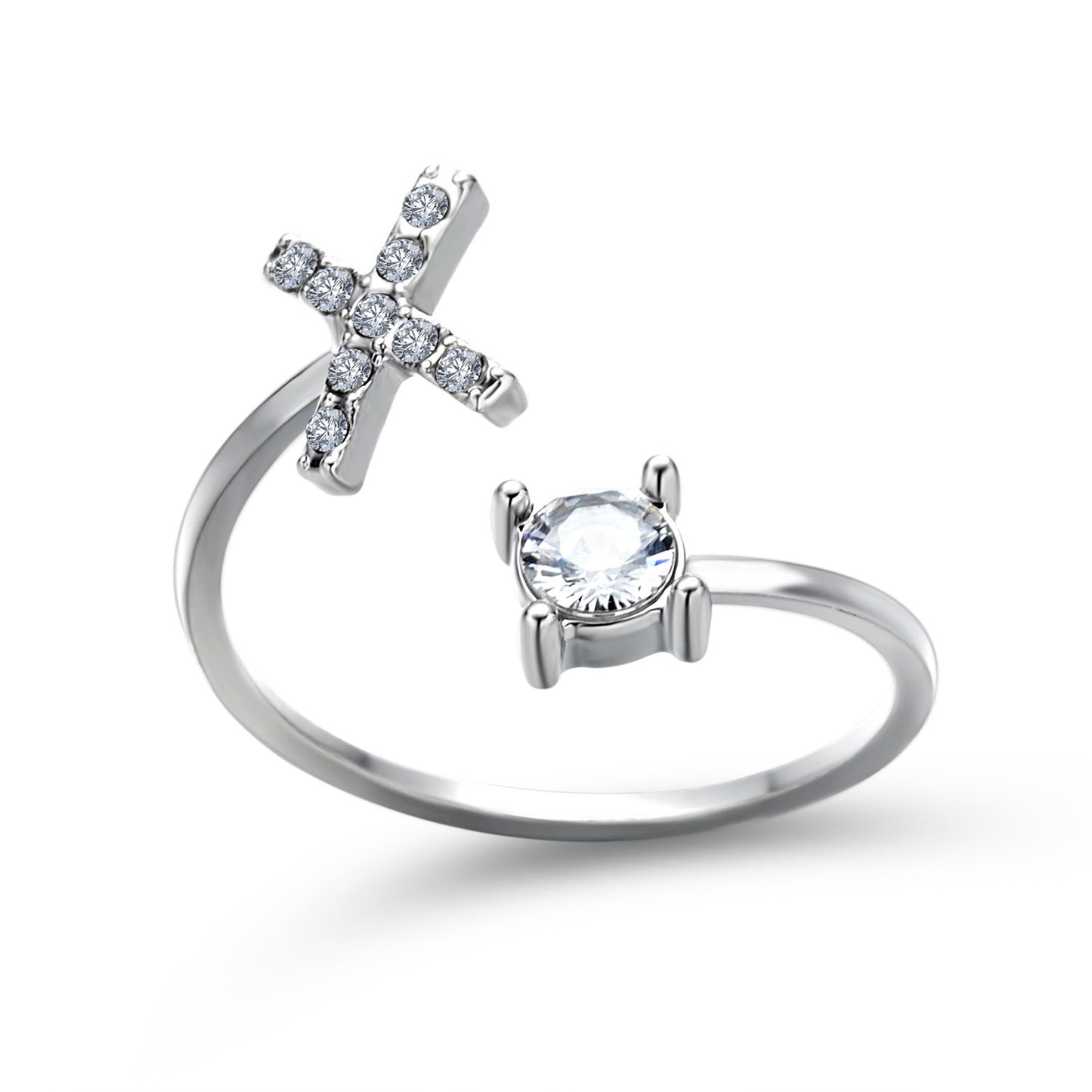 Adjustable Initial Letter Ring - Personalized Alphabet Jewelry