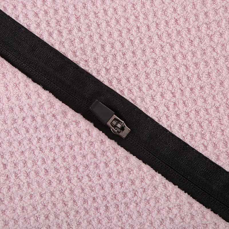 Microfiber Pineapple Zipper Sports Towel Outdoor