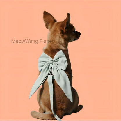 Pet Harness Leash Set Elegant Adjustable Half Vest Design For Cats Small Dogs Stylish Outdoor Walking Gear With Secure Escape Proof Fit Luxury Pet Gift For Cats Dogs - DropOnline.co