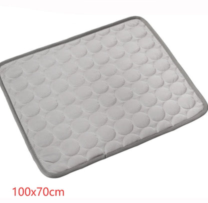 Pet Dog Cat Ice Silk Cold Nest Pad For Cooling In Summer - DropOnline.co