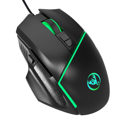 New wired 6400dpi adjustable lighting gaming mouse - DropOnline.co