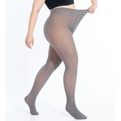 Leggings Winter Plus Velvet Thick Adjustable Pantyhose Super Elastic Large Size - DropOnline.co