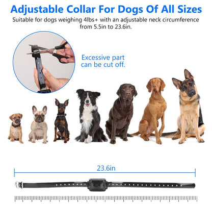 1Set Wireless Electric Dog Fence Pet Shock Boundary Containment System Electric Training Collar For Small Medium Large Dogs - DropOnline.co