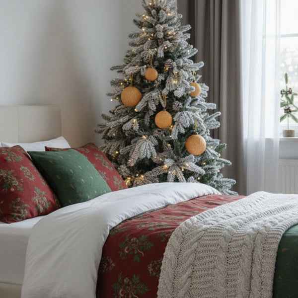 6PCS Glass Christmas Ball Ornaments - Shimmering Gold Holiday Tree Decorations (3.9 inch) - DropOnline.co