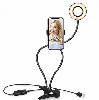 LED Selfie Ring Light for Live Adjustable Makeup Light-8cm Stand - DropOnline.co