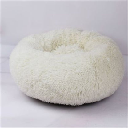 Round Long Hairy Autumn And Winter Nest Pad Cat Mattress - DropOnline.co